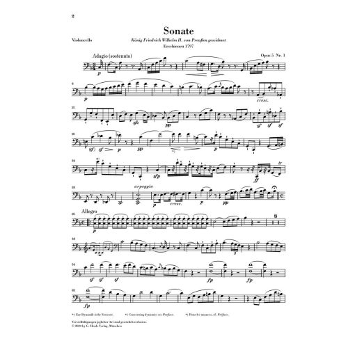 Beethoven, Ludwig van - Sonata F major op. 5/1 