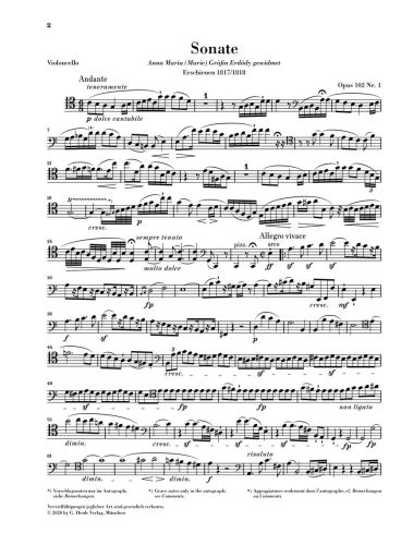 Beethoven, Ludwig van - Sonata in C major op. 102/1 
