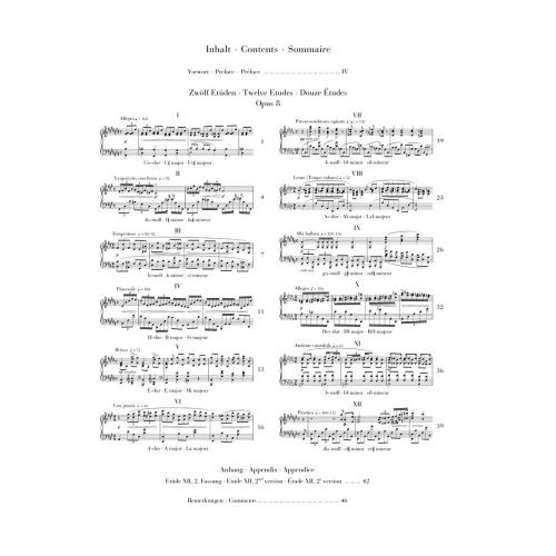 Scriabin, Alexander Nikolayevich - Twelve Etudes op. 8 