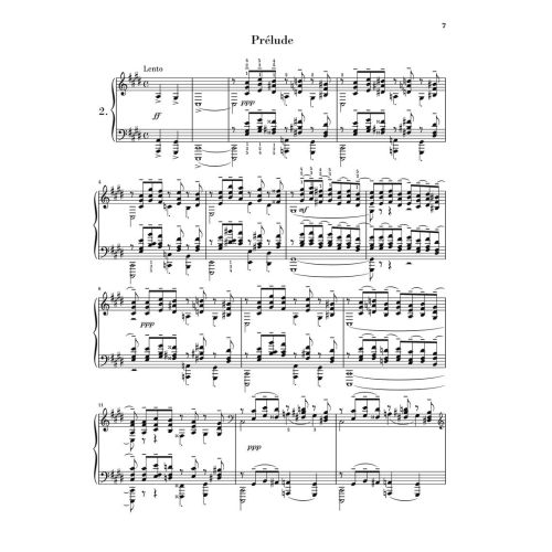 Rachmaninoff, Sergei Wassiljewitsch - Morceaux de fantaisie op. 3 