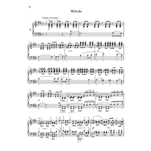 Rachmaninoff, Sergei Wassiljewitsch - Morceaux de fantaisie op. 3 