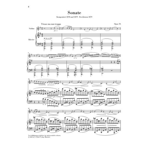 Brahms, Johannes - Sonatas for Violin & Piano