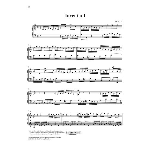 Bach, J.S - Inventions and Sinfonias 