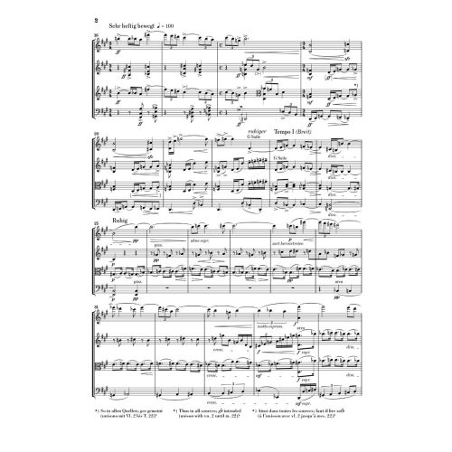 Zemlinsky, Alexander - String Quartet no. 2 op. 15 op. 15 