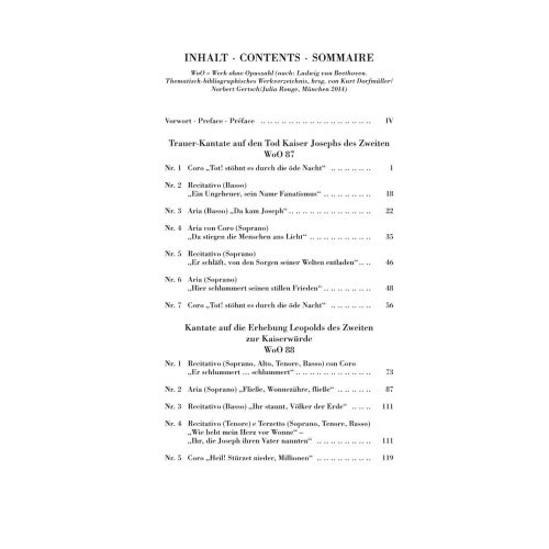 Beethoven, Ludwig van - Cantatas SE 