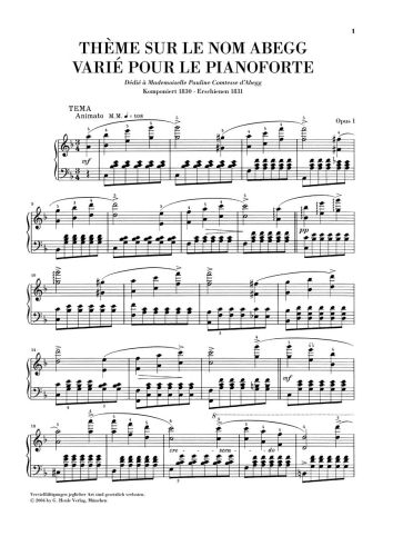 Schumann, Robert - Complete Piano Works Volume I 