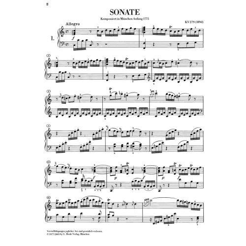 Mozart, Wolfgang Amadeus - Complete Piano Sonatas in one Volume 