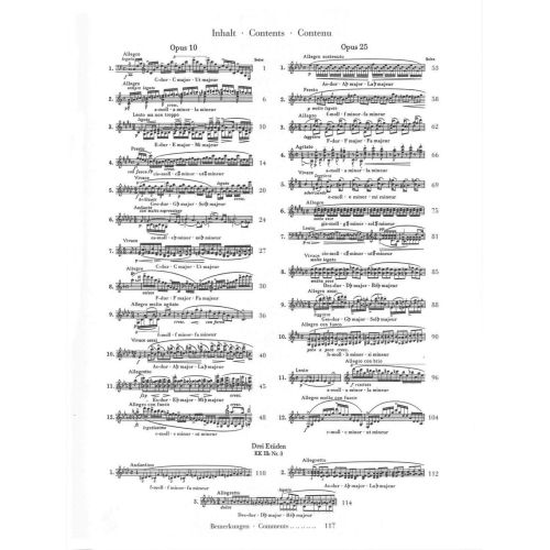 Chopin, Frédéric - Etudes 