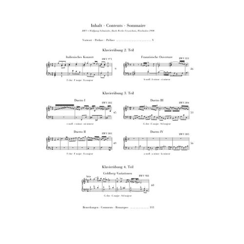Bach, J.S - Italian Concerto, French Overture, Four Duets, Goldberg Variations 