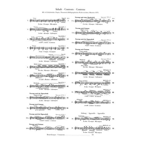 Chopin, Frédéric - Waltzes 