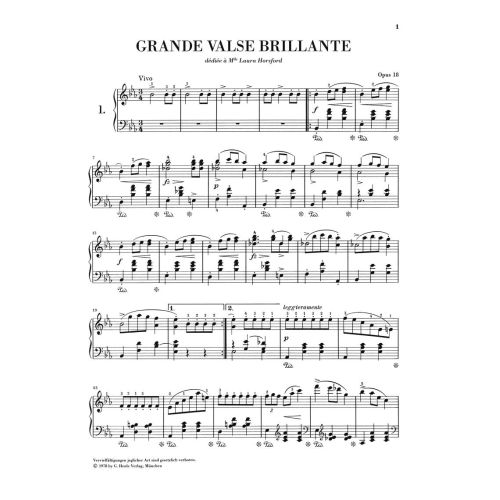 Chopin, Frédéric - Waltzes 