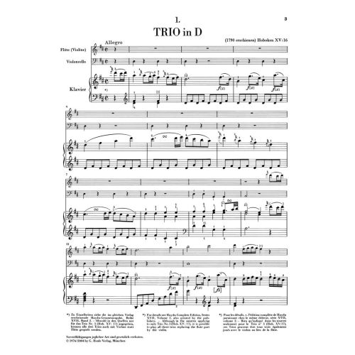 Haydn, Joseph - Piano Trios Vol. 3