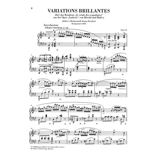Chopin, Frédéric - Piano Pieces 
