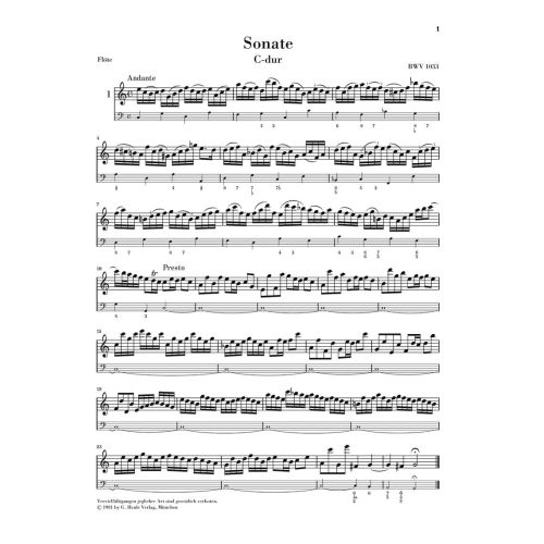 Bach, J.S - Flute Sonatas Vol. 2