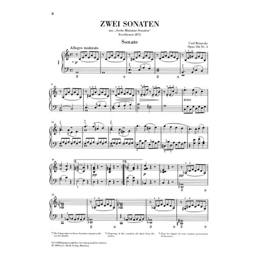 Sonatinas for Piano (Romantic) Vol. 3