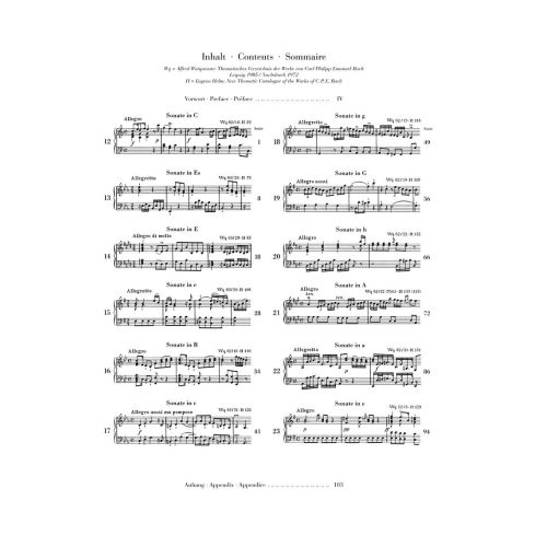 Bach, Carl Philipp Emanuel - Piano Sonatas, Selection Vol. 2