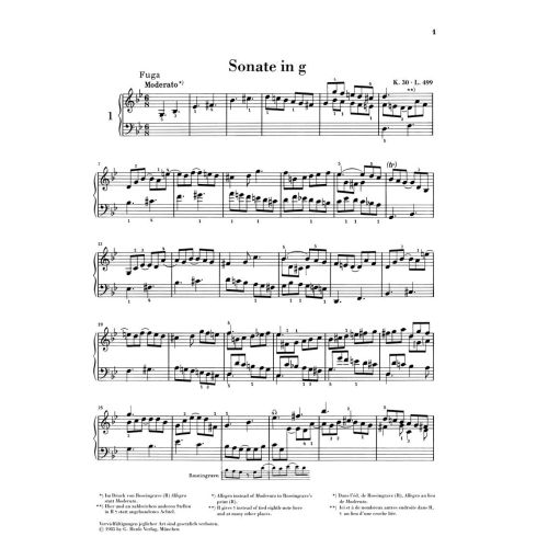 Scarlatti, Domenico - Selected Piano Sonatas Vol. 1