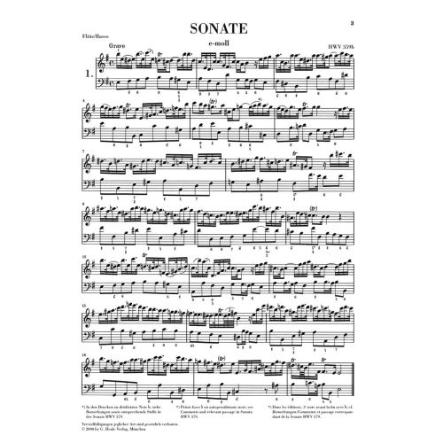 Handel, George Frideric - Flute Sonatas Vol. 1