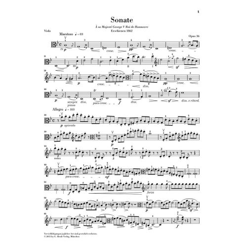 Vieuxtemps, Henri - Sonata op. 36 