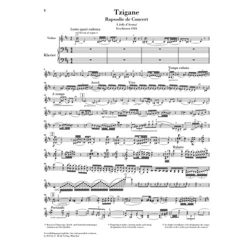 Ravel, Maurice - Tzigane 