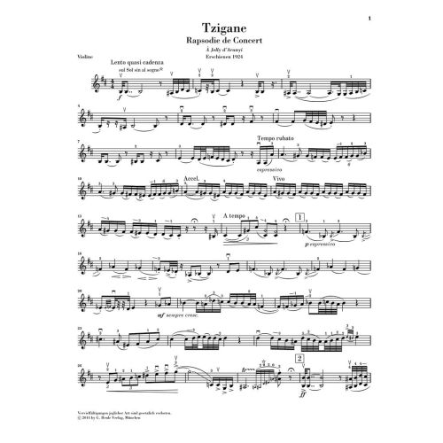 Ravel, Maurice - Tzigane 