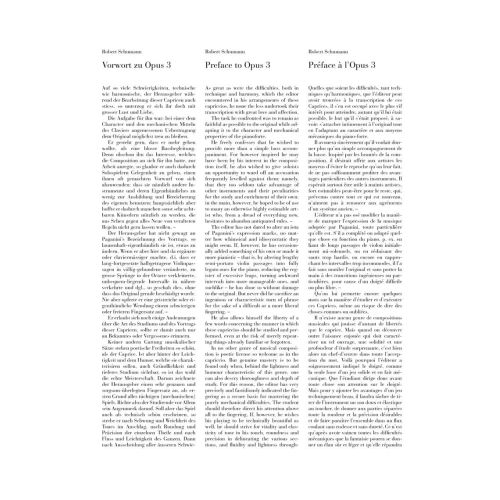 Schumann, Robert - Paganini-Studies op. 3 und 10 