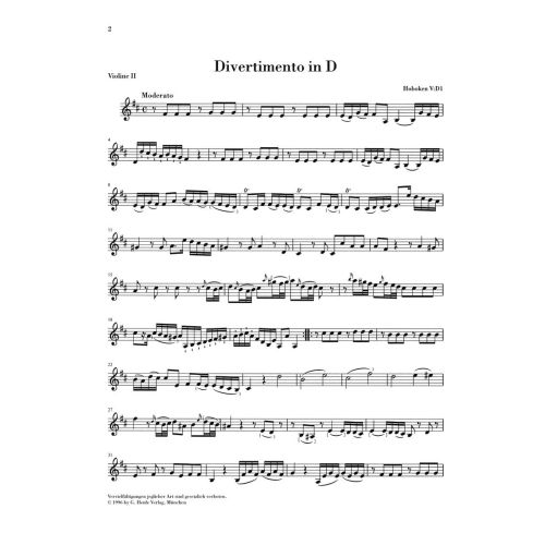 String Trios (attributed to Haydn) Book 3