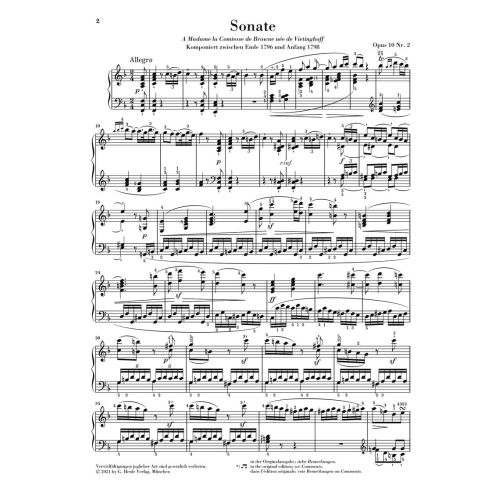Beethoven, Ludwig van - Piano Sonata no. 6 F major op. 10 no. 2 op. 10,2 