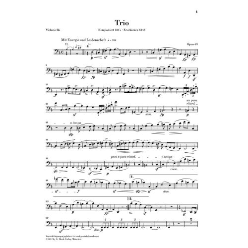 Schumann, Robert - Piano Trios and Fantasy Pieces op. 88 
