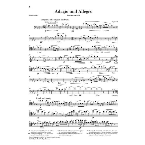 Schumann, Robert - Adagio and Allegro for Piano and Horn op. 70 