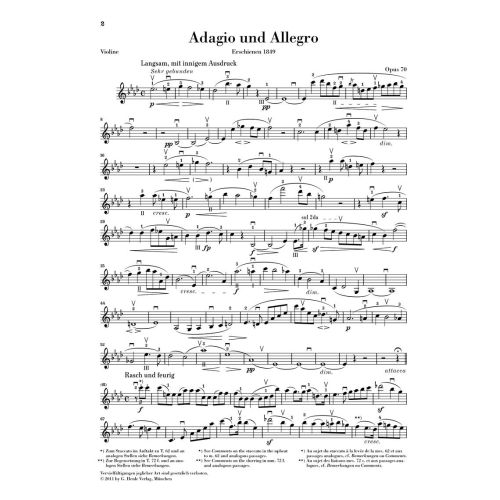 Schumann, Robert - Adagio and Allegro for Piano and Horn op. 70 