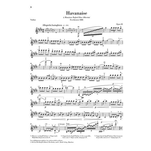 Saint-Saëns, Camille - Havanaise op. 83 