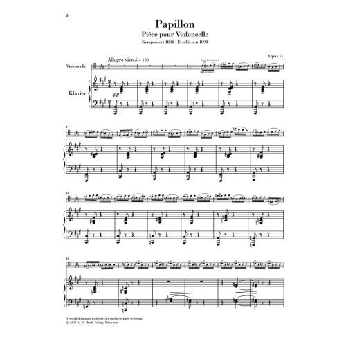 Fauré, Gabriel - Papillon op. 77 