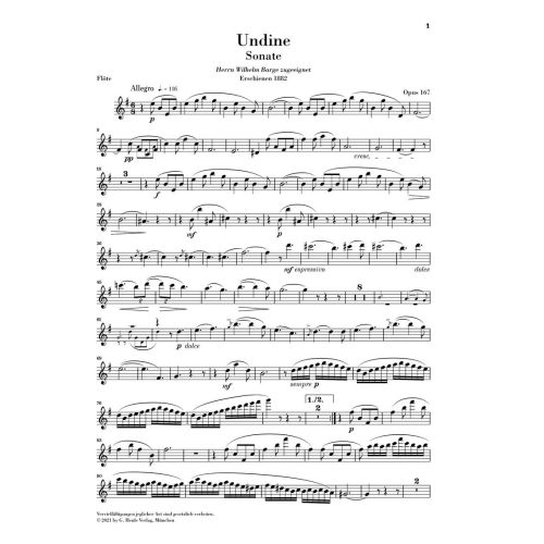 Reinecke, Carl - Undine op. 167 
