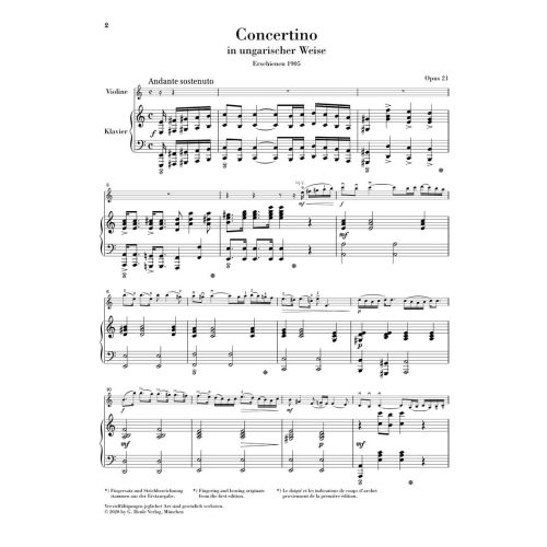 Rieding, Oskar - Concertino in a minor op. 21 