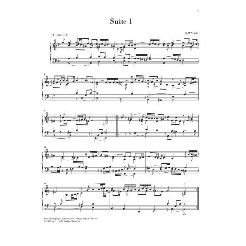 Froberger, Johann Jacob - Suites for Keyboard 
