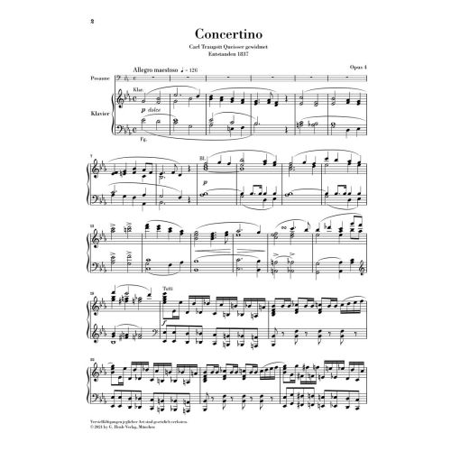 David, Ferdinand - Concertino E flat major op. 4 