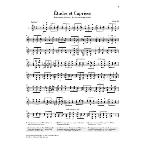 Dont, Jacob - Études et Caprices op. 35 
