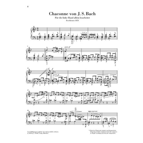 Chaconne from Partita no. 2 (Johann Sebastian Bach) 