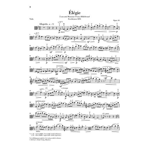 Glazunov, Alexander - Élégie op. 44 