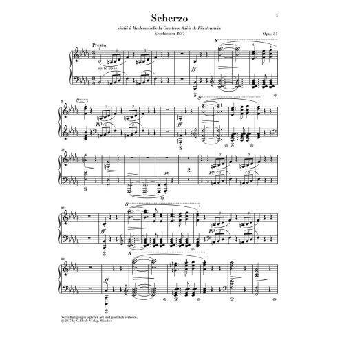 Chopin, Frédéric - Scherzo op. 31 