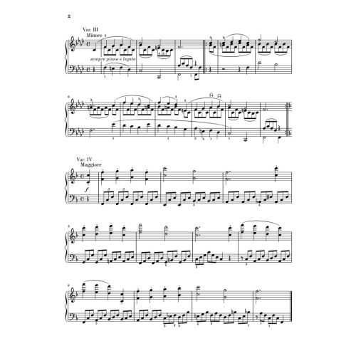 Beethoven, Ludwig van - 3 Variation Works WoO 70, 64, 77 