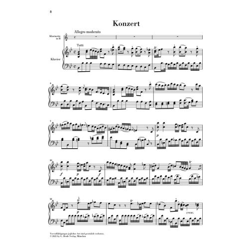 Stamitz, Johann Wenzel Anton - Clarinet Concerto B flat major 