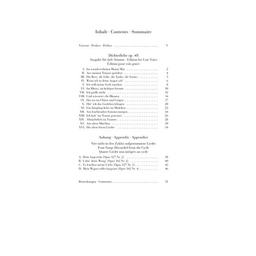 Schumann, Robert - Poet’s Love op. 48 op. 48 
