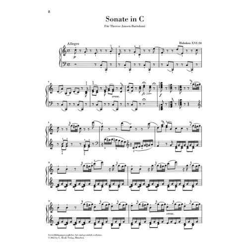 Haydn, Joseph - Piano Sonata Hob. XVI:50 