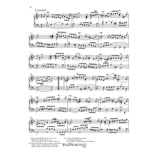 Bach, J.S - French Suite I BWV 812 