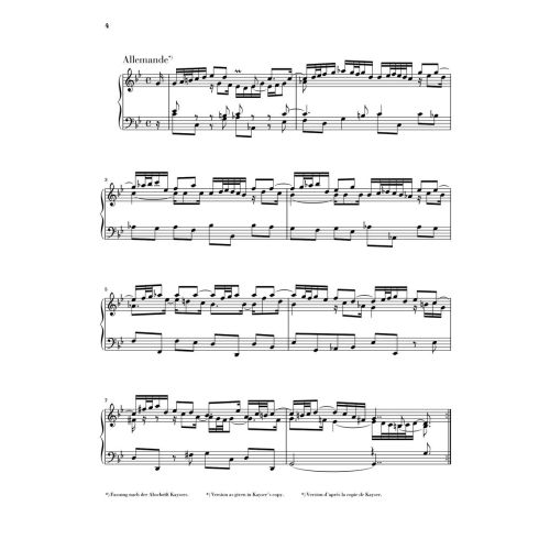 Bach, J.S - French Suite II BWV 813 