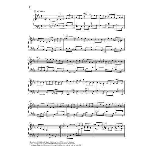 Bach, J.S - French Suite IV BWV 815 