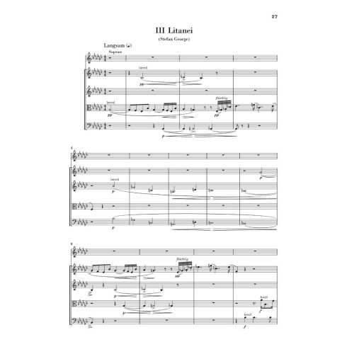 Schoenberg, Arnold - Streichquartett Nr. 2 op. 10 op. 10 