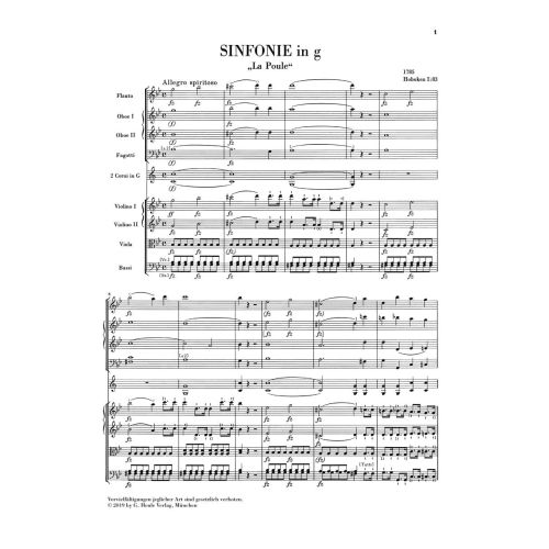 Haydn, Joseph - Symphonie g minor Hob. I:83 (La Poule) 